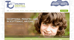 Desktop Screenshot of childrens-dental.com